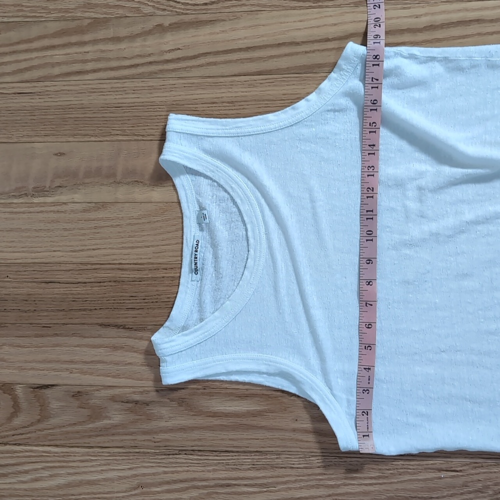 Country Road Linen Jersey Tank Large - Picture 4 of 7